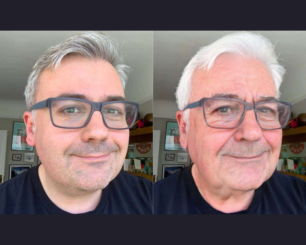 Application pour vieillir en photos