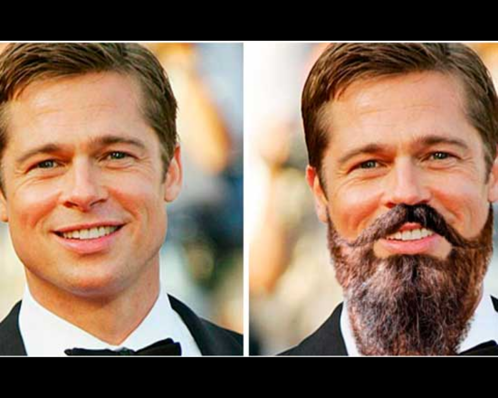 Application pour simuler la barbe