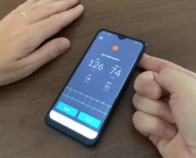 Application pour mesurer la pression
