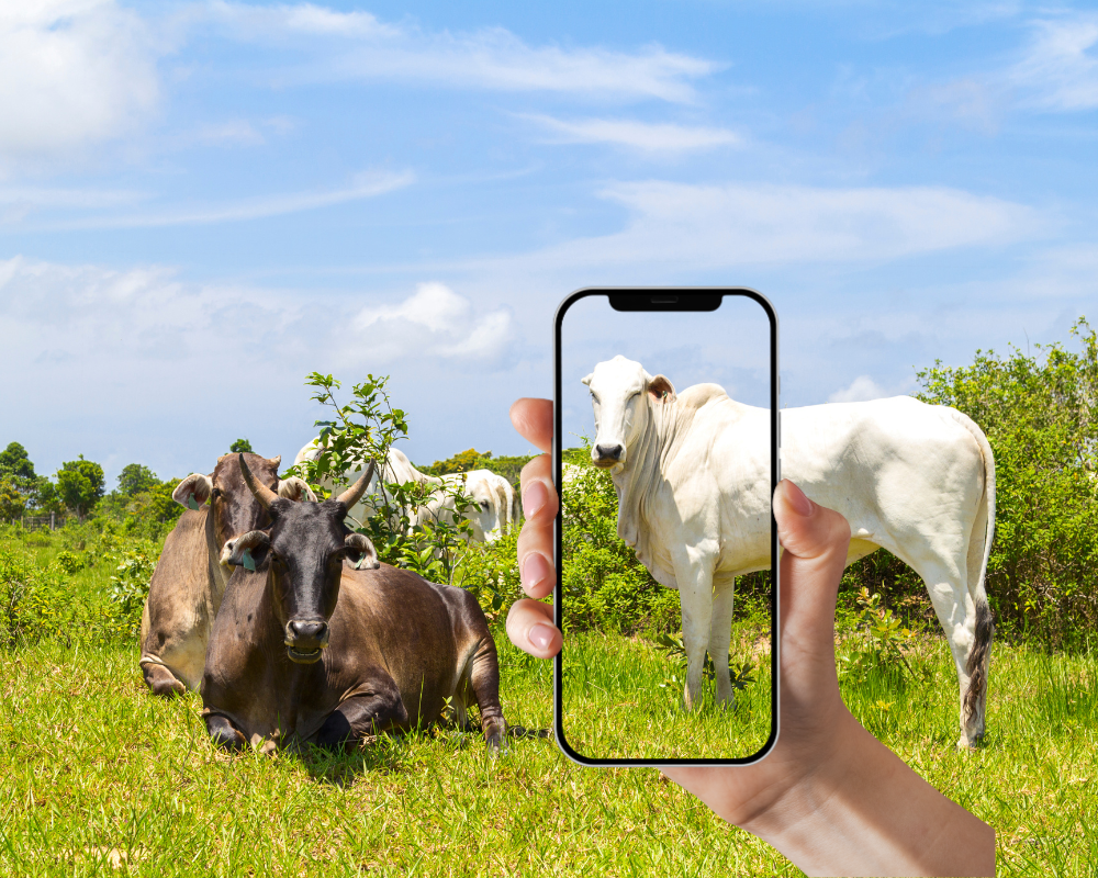 Application pour peser le bétail avec votre téléphone portable