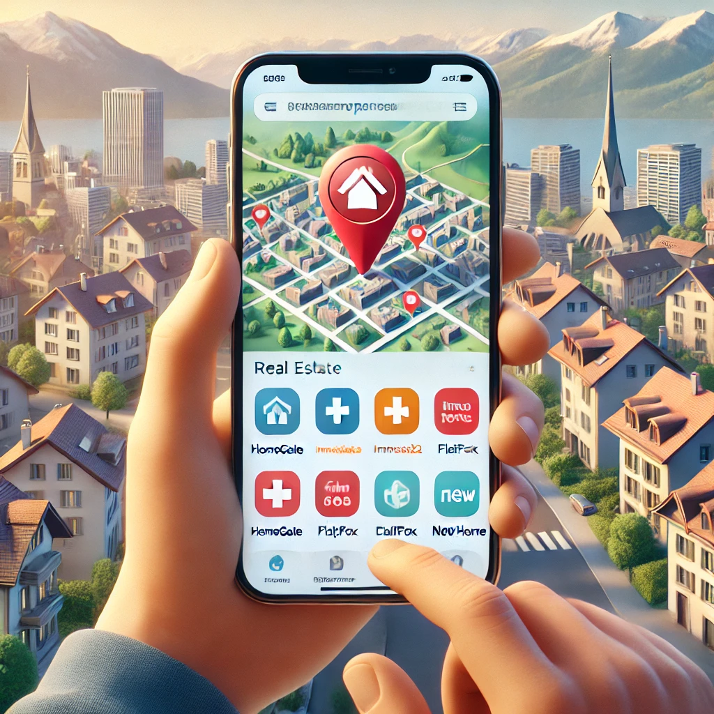 Applications pour Trouver des Biens Immobiliers en Suisse